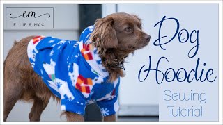 Let's Sew A Cute Hoodie For Our Fur Babies  Easy Dog Hoodie Sewing Project