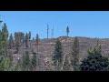 Burned hillside from Upriver Fire