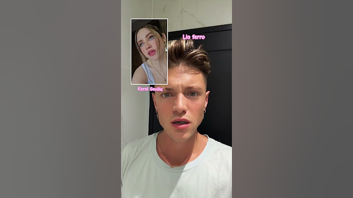 LIO FERRO VIDEO CALL WITH KAROL SEVILLA 😱 #karolsevilla #lionelferro #soyluna