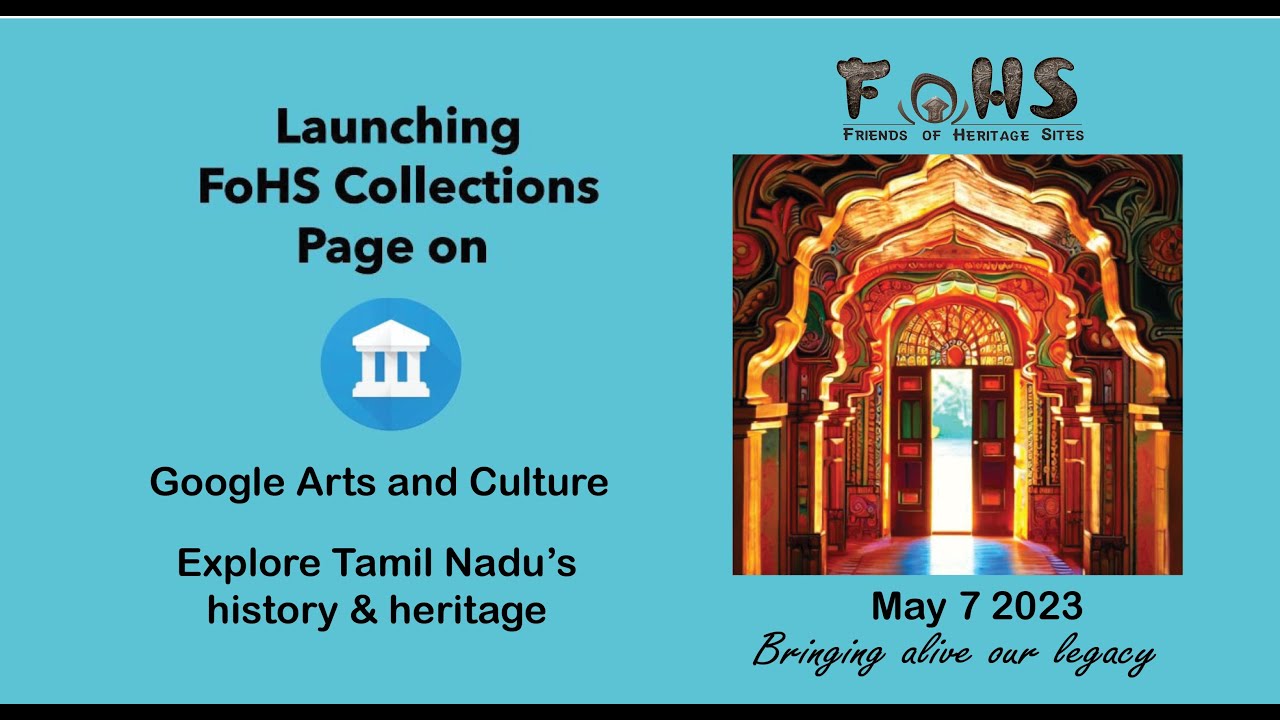 Launching FoHS Collections Page On Google Art And Culture Platform Launching fohs collections page on google art and culture platform