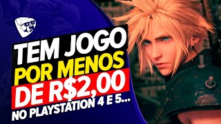 NOVA PROMOÇÃO COM JOGOS NO PS4 e PS5 !!! TEM JOGO AAA POR R$2,00 REAIS !!!