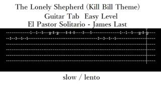 The Lonely Shepherd (Kill Bill theme) guitar tab EASY chords