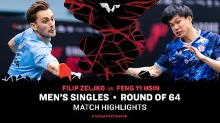 Filip Zeljko vs Feng Yi Hsin | MS R64 | Singapore Smash 2024