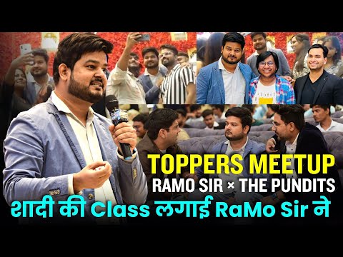 शादी की Class लगाई RaMo Sir ने🔥SSC CGL Toppers Meetup🔥 (The Pundits)🔥