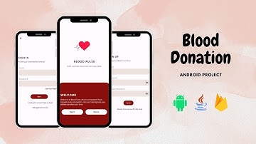 Blood Donation Project || Full Video || Final yr Project || Android Java and Firebase