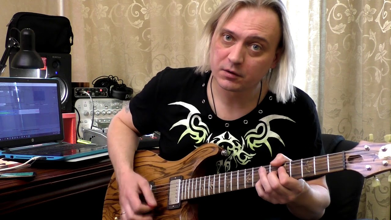 Обзор на диване - SD custom guitars - Zebrano top