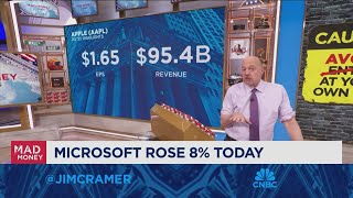 Cramer gives his read on Big Tech post-earnings