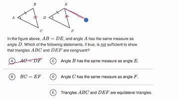 Congruence and similarity | Worked example | Praxis Core Math | Khan Academy