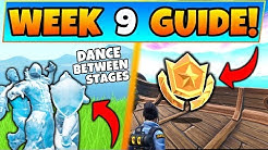 fortnite week 9 challenges ice sculptures battle star dinosaurs battle royale season 8 guide duration 12 36 - fortnite tier 100 challenge reward