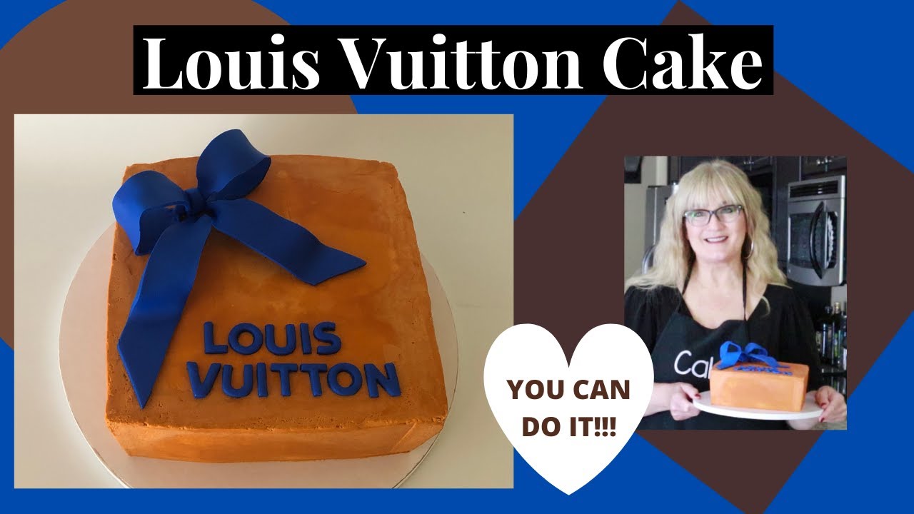 Maribelle Cakery - Louis Vuitton cake how special would this be for a  birthday 🎂 the bottom tier is tiny hand cut fondant squares. Talk about  time consuming but doesn't it look