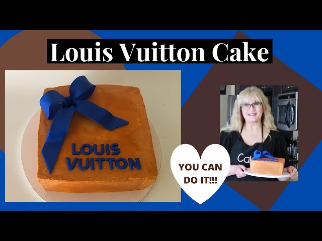 Louis Vuitton Cake l How to make a Louis Vuitton cake l Beginner Cake  Decorating Tutorial 