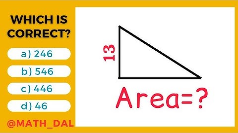 a question about geometry |triangle area calculation | The Pythagorean Theorem