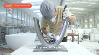 KKR Sanitary Ware Workshop丨Specializing in Design and Supply Solid Surface Basins and Bathtubs Wealth