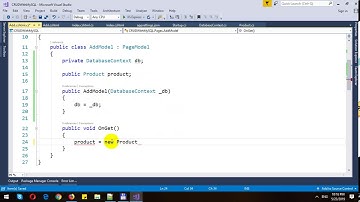 CRUD with MySQL Database in ASP.NET Core Razor Pages and Entity Framework Core