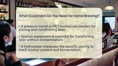 What Equipment Do You Need for Home Brewing? | The Pint Guy