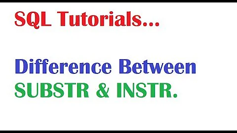 Difference between substring and instring