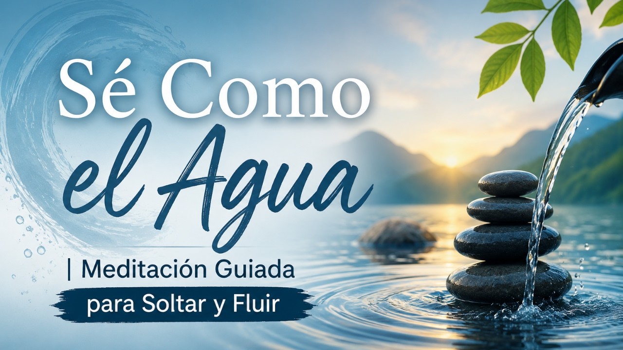 SÉ COMO EL AGUA Meditación Guiada para Soltar y Fluir - YouTube