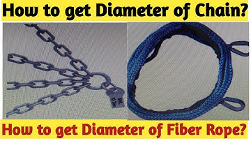 How to find Dia of Chain Sling & Fiber Rope | EHS STUDY POINT BY SK |