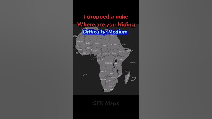 I dropped a nuke on Africa try to survive || #edit #shorts #maps #nuke #africa