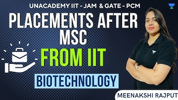 Placements After M.Sc. From IIT | Biotechnology | Meenakshi Rajput