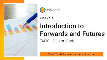 NISM Series 8 Equity Derivatives exam preparation | Lesson 3: Futures & Forwards - Basis , Contract