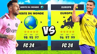 EUROPE vs. Le RESTE DU MONDE... sur FC24 ! 🌎 (Les cartons rouge sont de sorties)