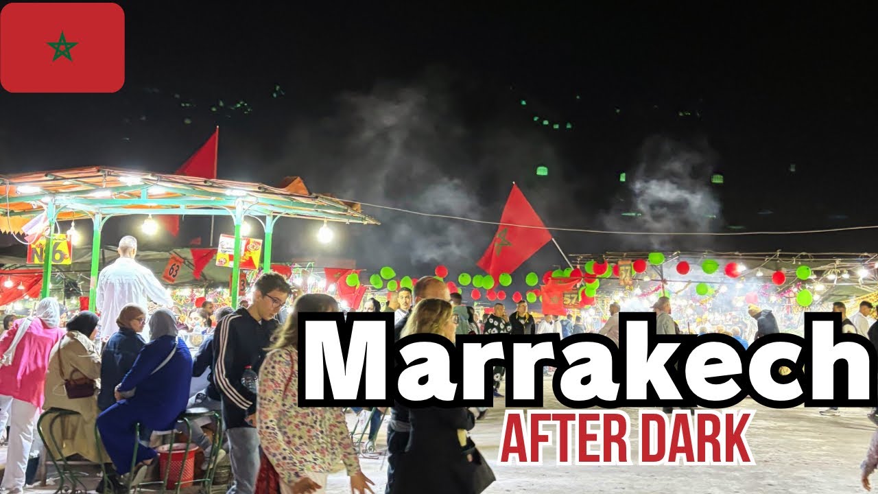 🇲🇦Marrakech After Dark | Chaos, Smoke & Life in the Medina😶‍🌫️