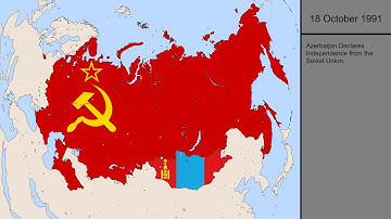 Collapse Of The Soviet Union In Flags
