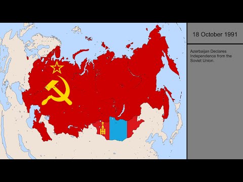 Collapse Of The Soviet Union In Flags