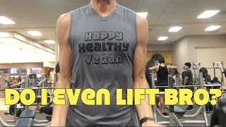 How A Frail Vegan Trains In A Day At The Gym