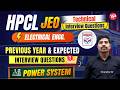 HPCL JEO Technical Previous Year Interview Questions, Power System (Electrical Engg)