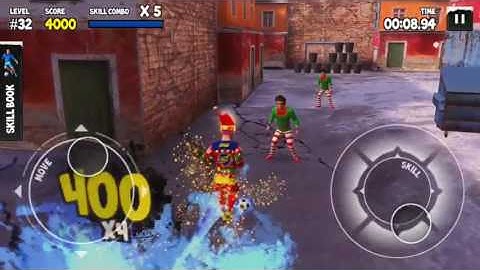 Watch how I scored 10 024 points on my Level 32 Skill Run! #skilltwinsfootballgame @SkillTwins