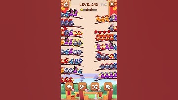 Bird Sort 2: Color Puzzle Level 243 #games #gaming #gameplay