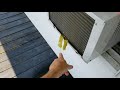 Air conditioner REMOVE WATER NO HOLES TO DRILL  2018 update