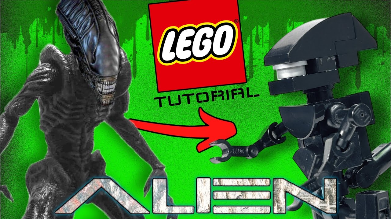 Lego Xenomorph Tutorial (Alien) | Custom Figure Instructions