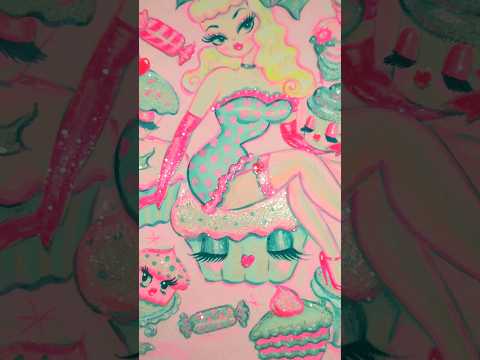 🩷 cute cupcakes and candy Doll 🩷 #shorts