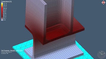 Welding simulation - Multipass welding - Temperature analysis