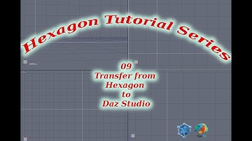 Hexagon Tutorial 09   Transfer between Hexagon and Daz Studio