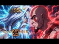 مشهد قتال أنمي م عاد تخيله من God Of War 2 كراتوس ضد زيوس الجزء الأول رسوم متحركة من المعجبين 