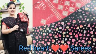 Red Heart Sareesmost Trending Sareeswhats Up 8247771472Price 600-