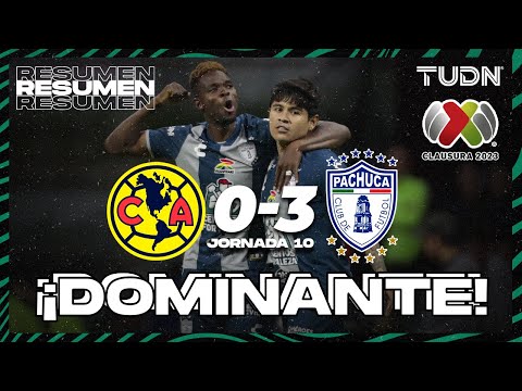 Resumen y goles | América 0-3 Pachuca | CL2023 - Liga Mx J10 | TUDN
