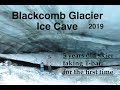 5 year old skier Soma takes T-bar for the first time to go to Blackcomb Ice Cave