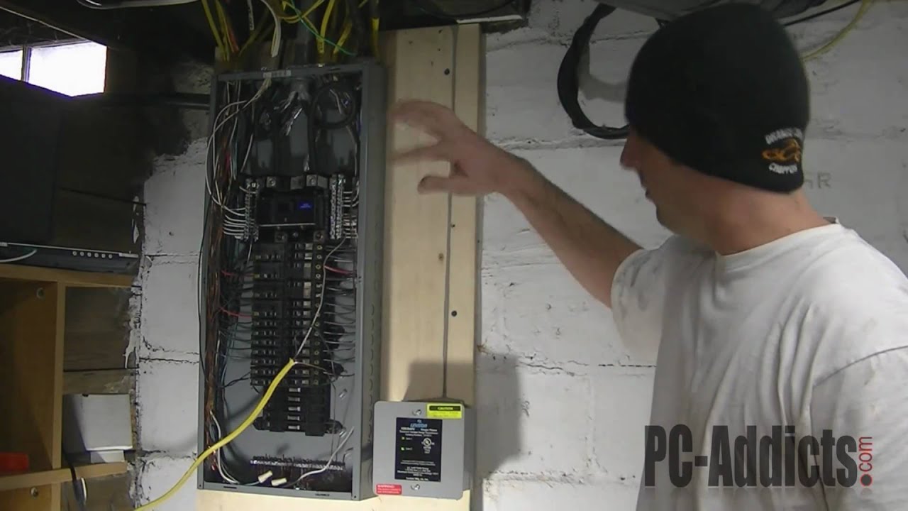 Protect Your Electronics! Leviton Whole-House Surge ... whole house surge protector wiring diagram 