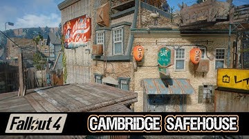 Fallout 4 - Cambridge Safehouse Settlement Tour