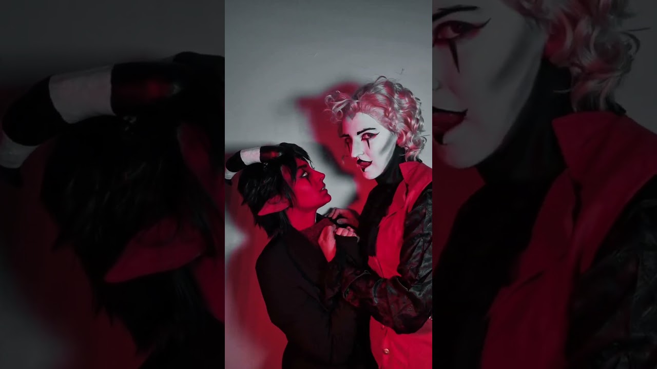 Stolitz Never getting rid of me - Stolas and Blitzo in Real Life - Helluva Boss cosplay