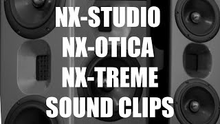 GR-Research NX-Studio, NX-Otica and NX-Treme Sound Clips