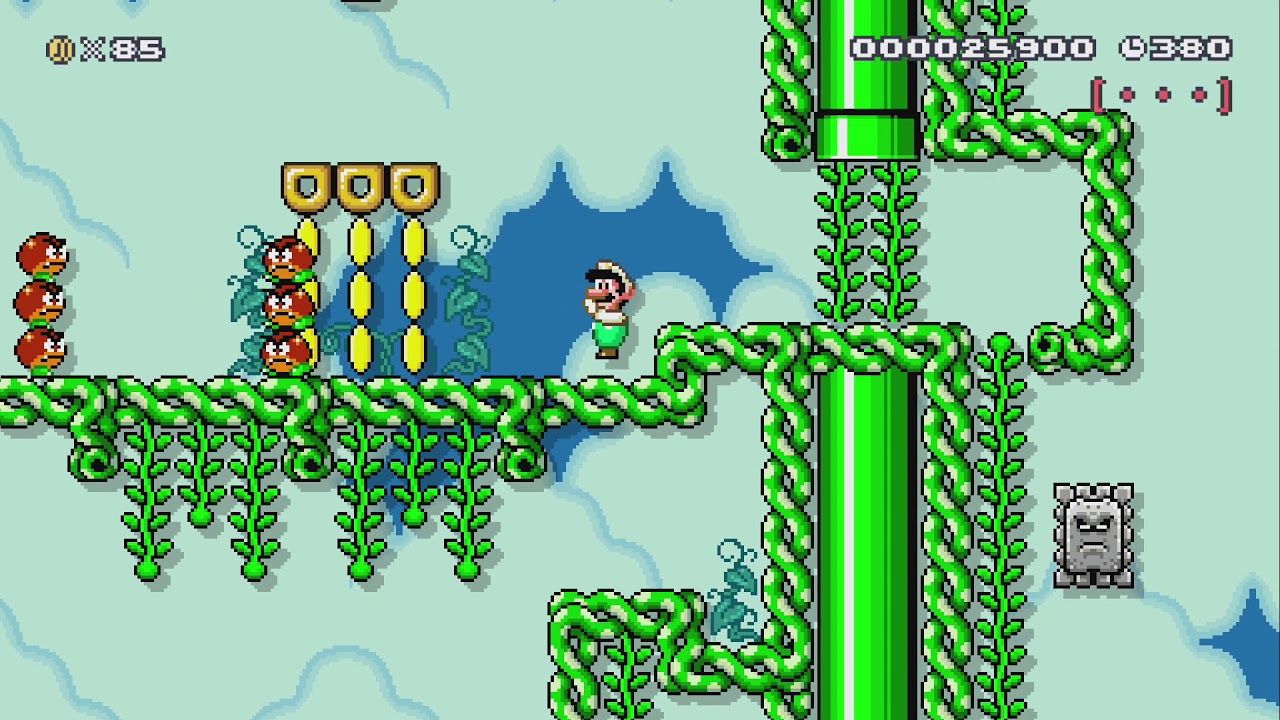 Beanstalk fairy-tale by Agent R - Super Mario Maker 2 - No Commentary ...