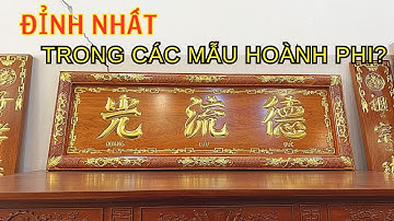 Mẫu Hoành Phi Câu Đối Bền Đẹp Nhất Là Đây - Hoành Phi Câu Đối Gỗ Hương Đá Đục Chữ Chìm