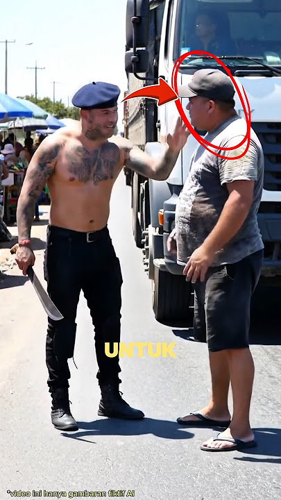 The extortionist THUG made the wrong FIGHT, the truck driver turned out to be SUHU‼️#shorts #tren...
