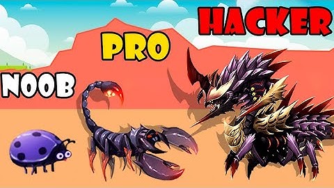 NOOB vs PRO vs HACKER - Insect Evolution Part 591 | Satisfying Games (Android,iOS)